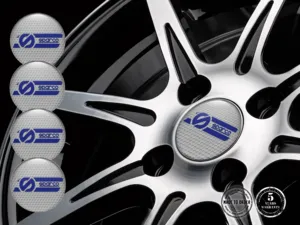 Sparco Calcomanía de Aro Logo Insignias Silicona Lujo